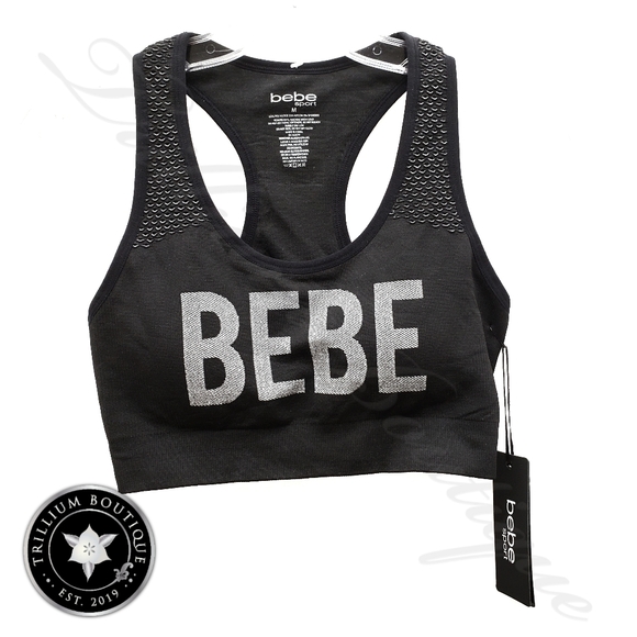 bebe Other - BEBE Sport Women's Sports Bra Black Medium NWT